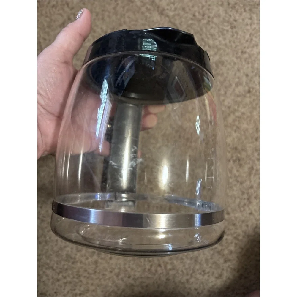 Cuisinart 12‎ Cup Coffee Maker Replacement Carafe Glass Pot Black